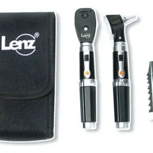 Equipo de Órganos Otoscopio + Oftalmoscopio Lenz Model GZ-10 Negro